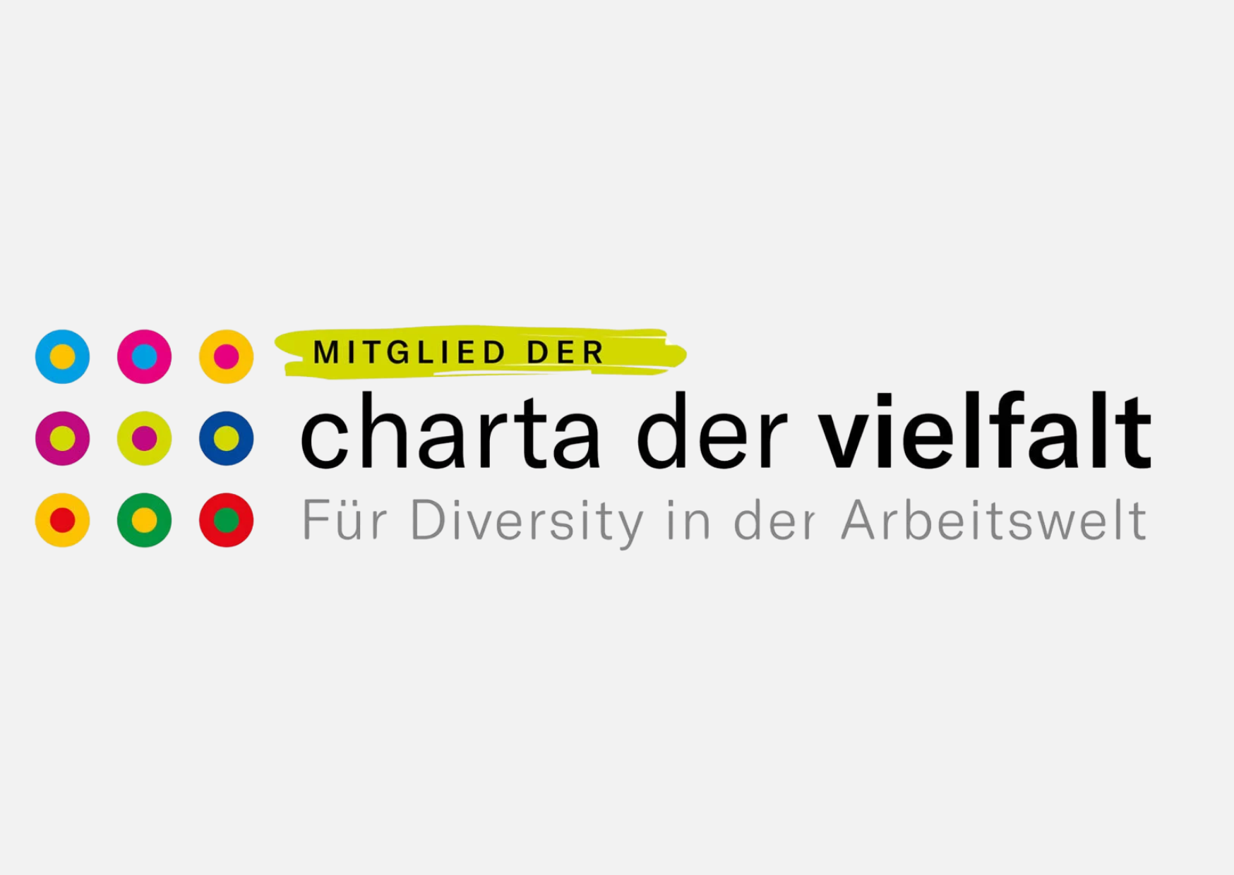 Mitgleid bei der Charta der Vielfalt