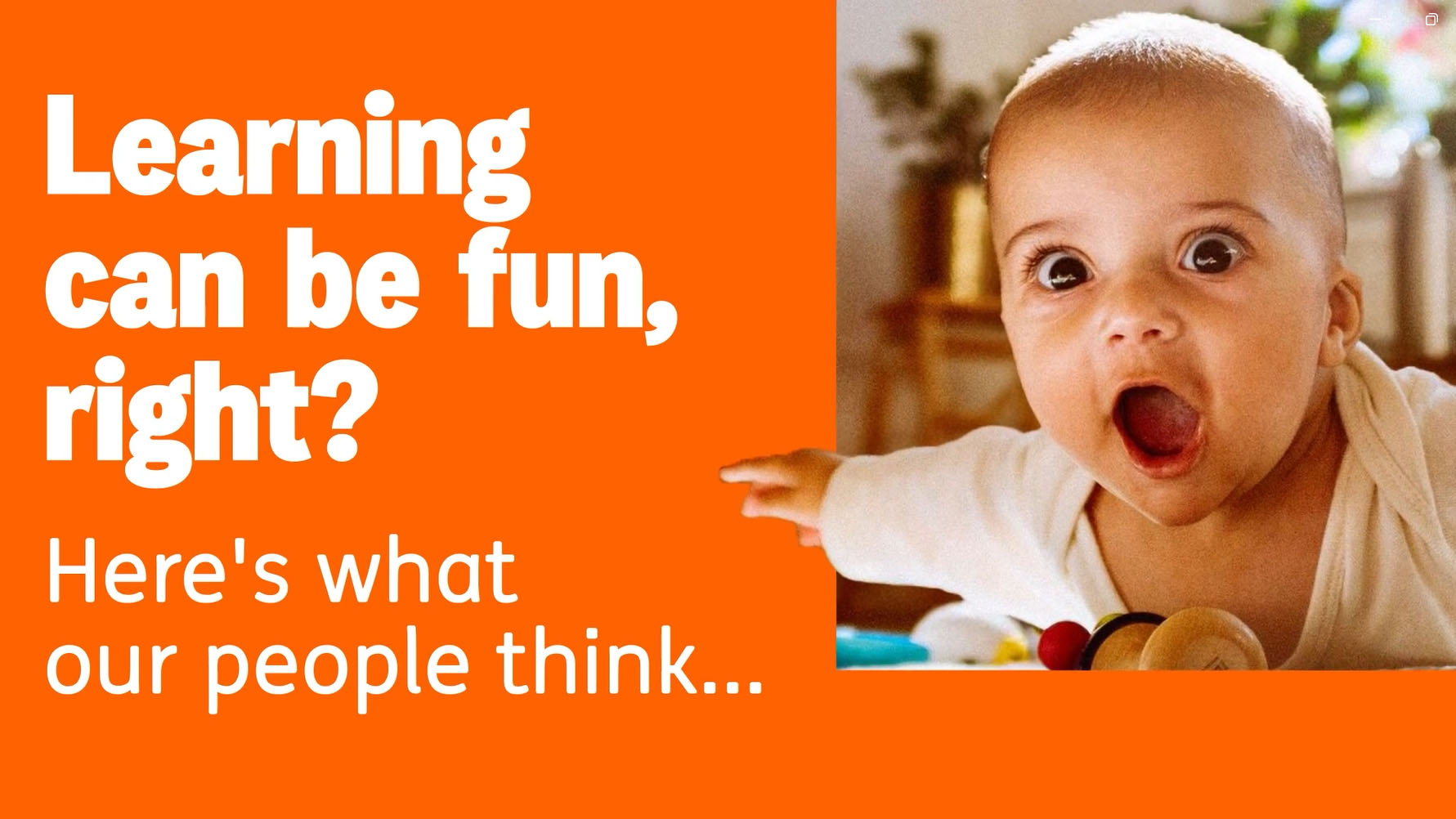 What do ING employees think about learning opportunities?