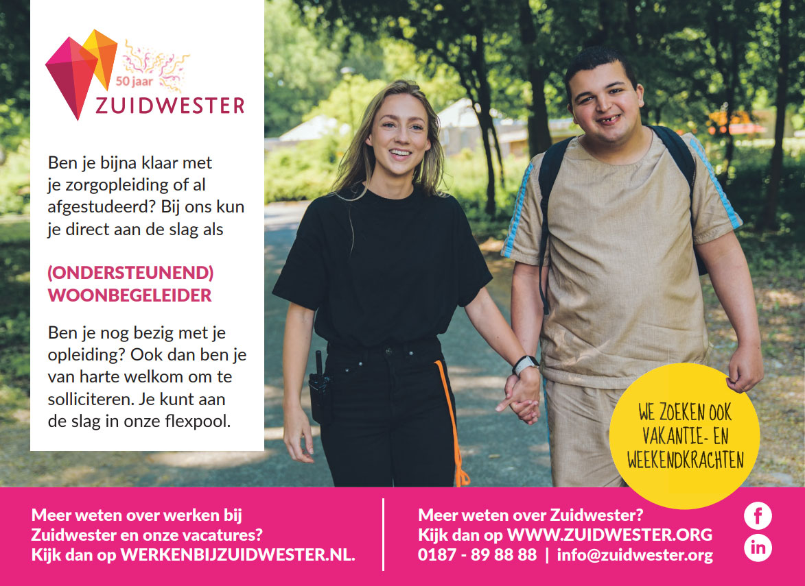 Isabel werken bij Zuidwester ad