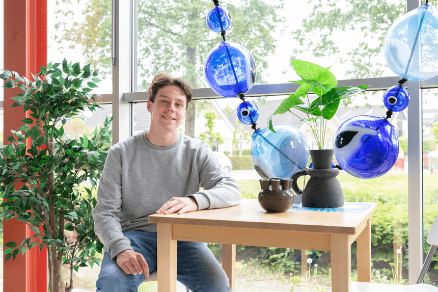 Max aan het werk