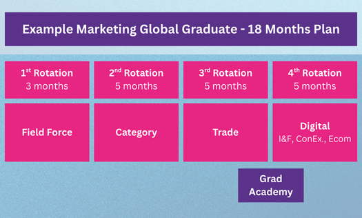 Marketing Global Graduate Programme rotation plan