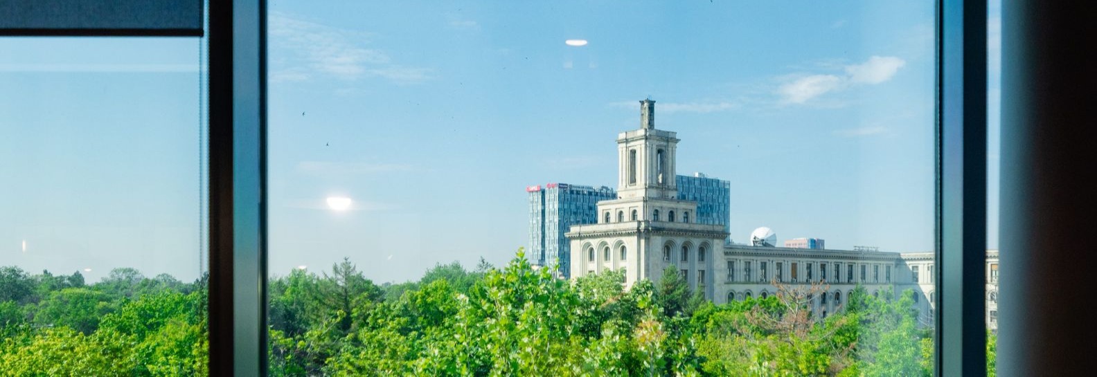 The view from BAT's office in Bucharest