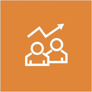 People icon with upward growth arrow