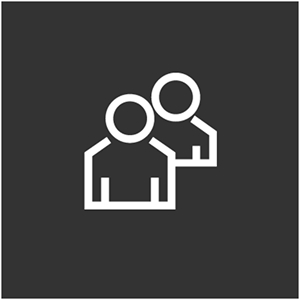 Two-person group icon