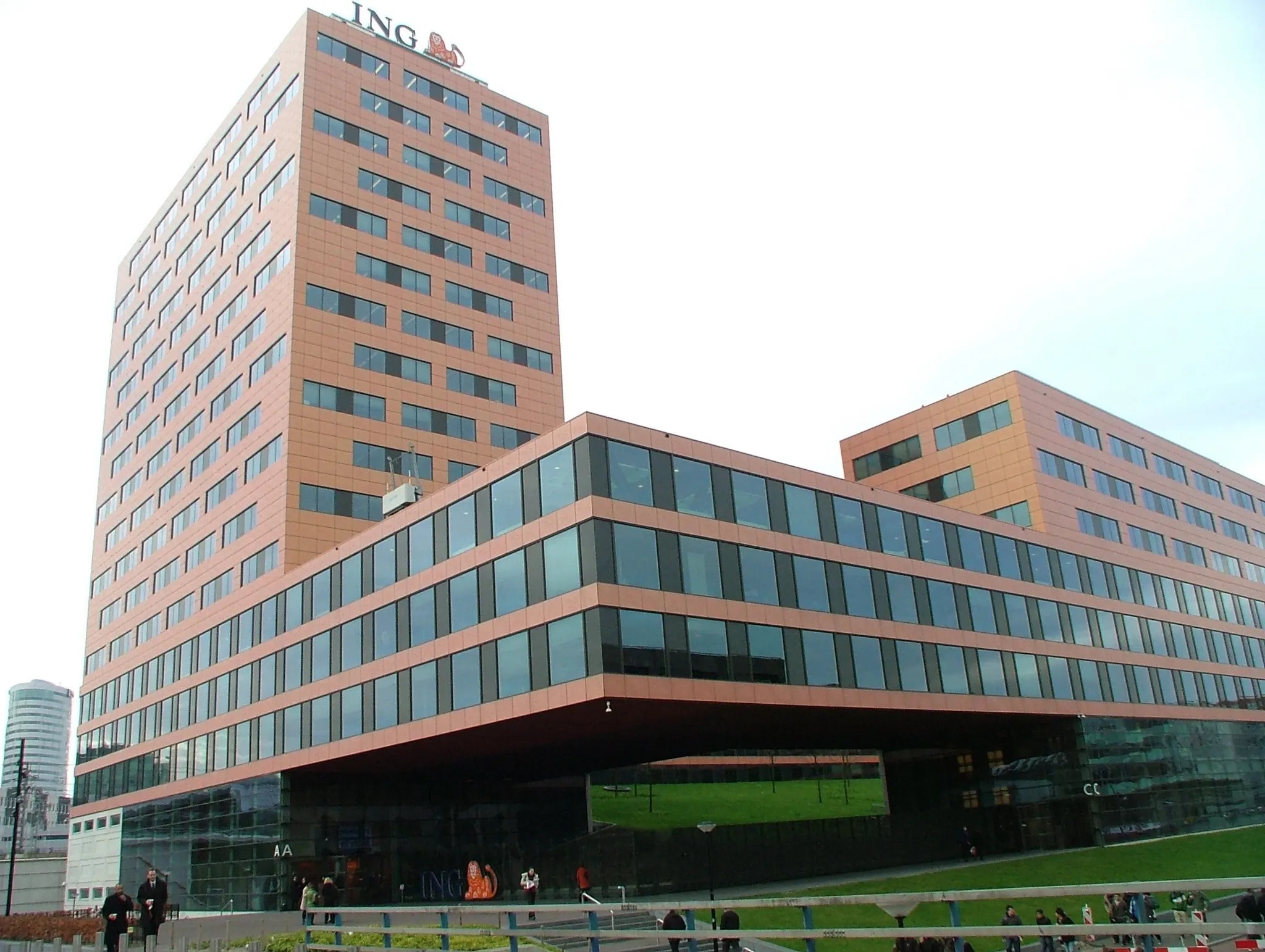 ING headquarters in Amsterdam Zuidoost, the Netherlands.