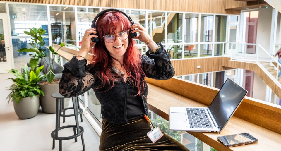 Tessa Hamstra at our ING office in Leeuwarden, the Netherlands