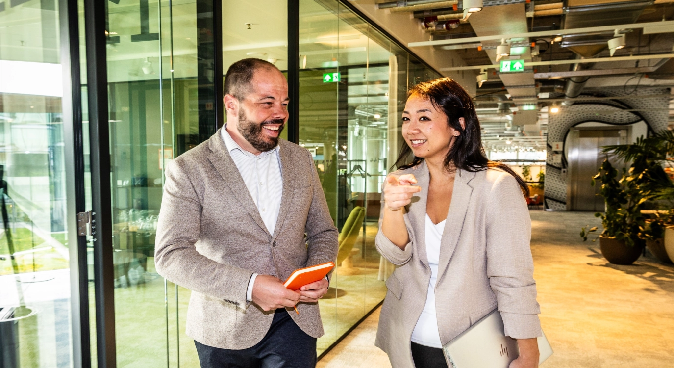Darlene and Mathijs Wholesale Banking Transaction Services in the Netherlands