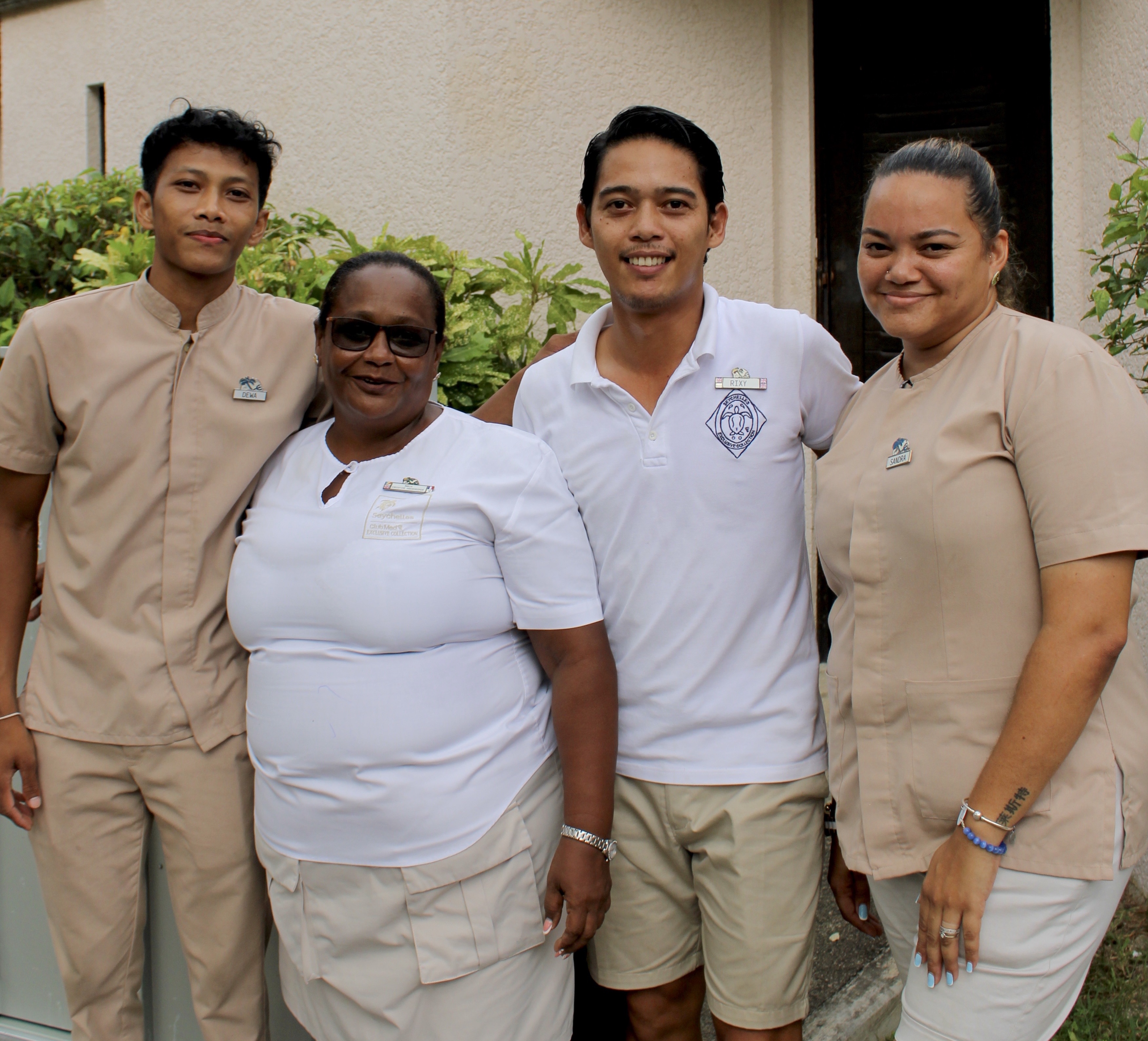 A group picture of the housekeeping team