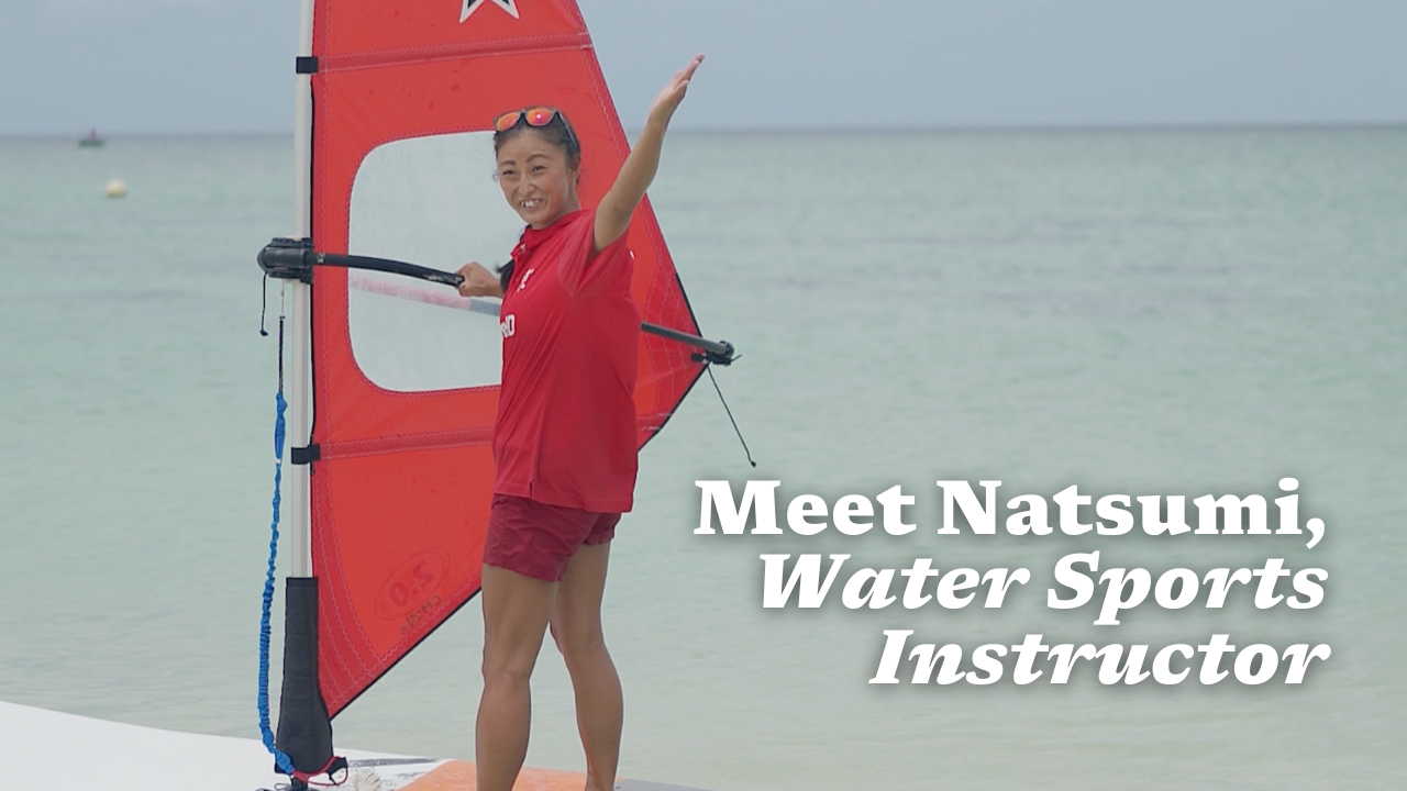 A Water Sports Instructor teaching a class at Club Med