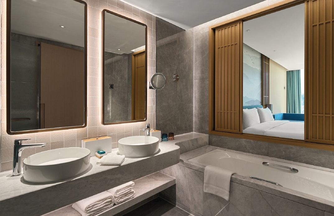 Bathroom of a Club Med Resort