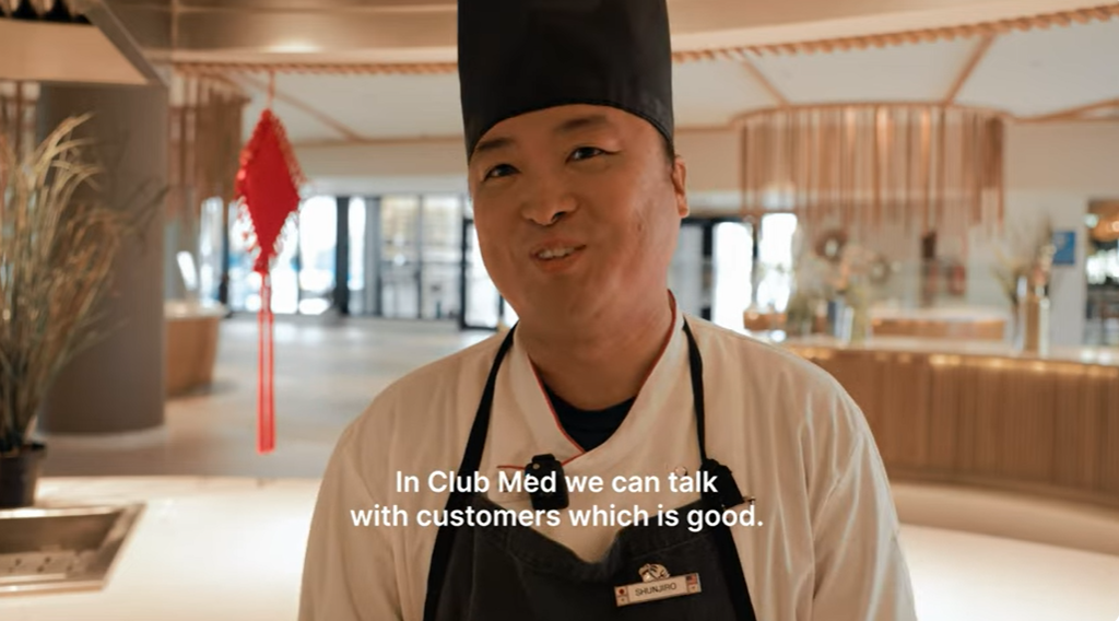 Working with a Club Med Kitchen team
