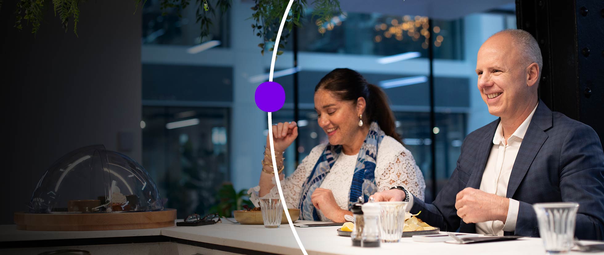 Sanofians eating lunch