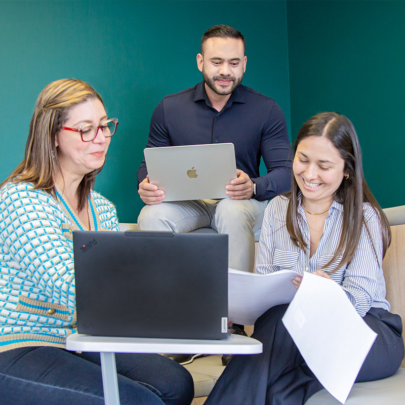 Sanofians working in the Bogota Hub