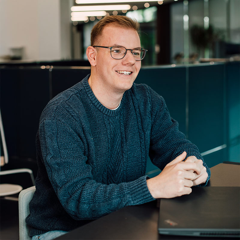 Sanofian in conversation in the office