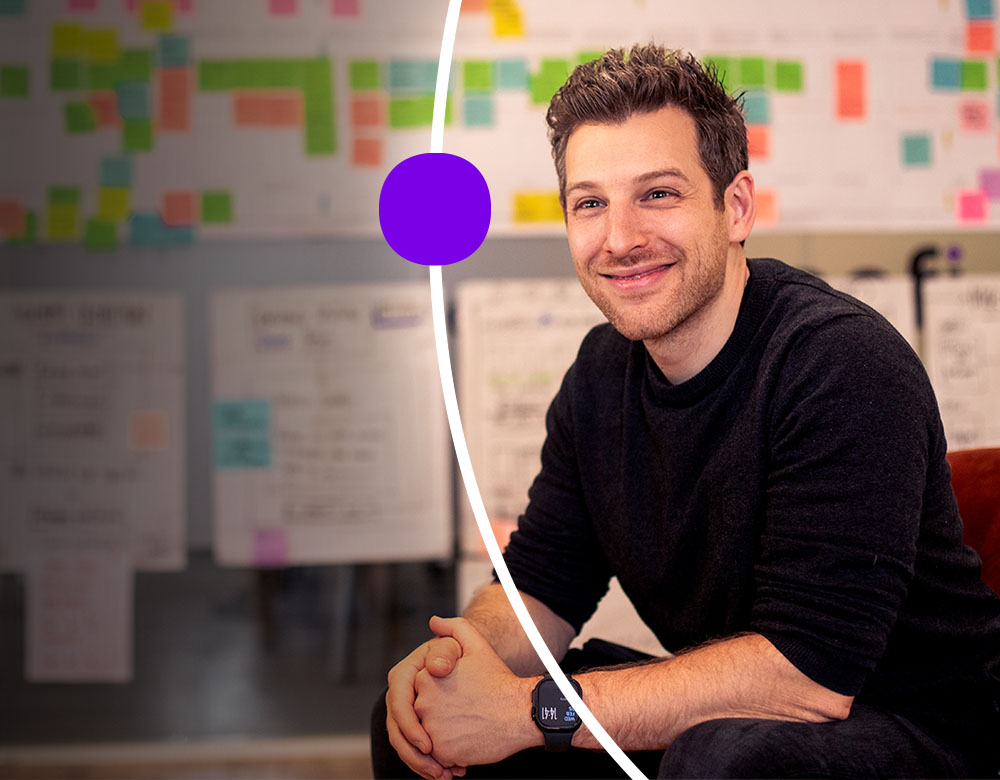 Sanofian working in the Digital Accelerator office