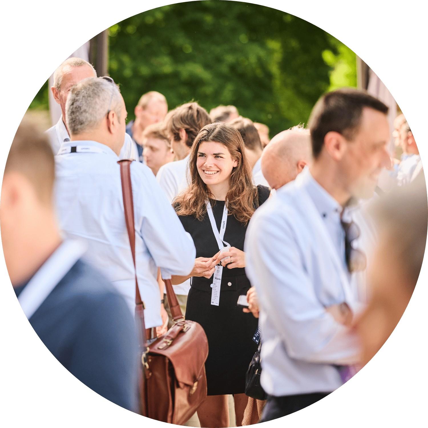 Woman playing volleyball