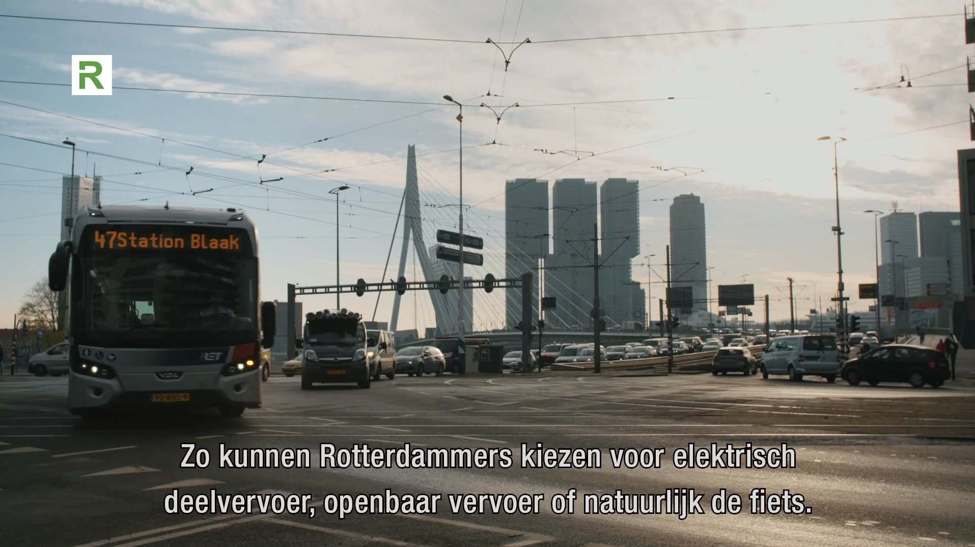 Duurzaam vervoer in Rotterdam.