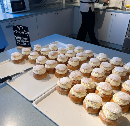 The TUI Sweden team celebrate Shrove Day in the office with treats