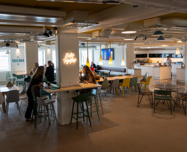 TUI Sweden office lunch area