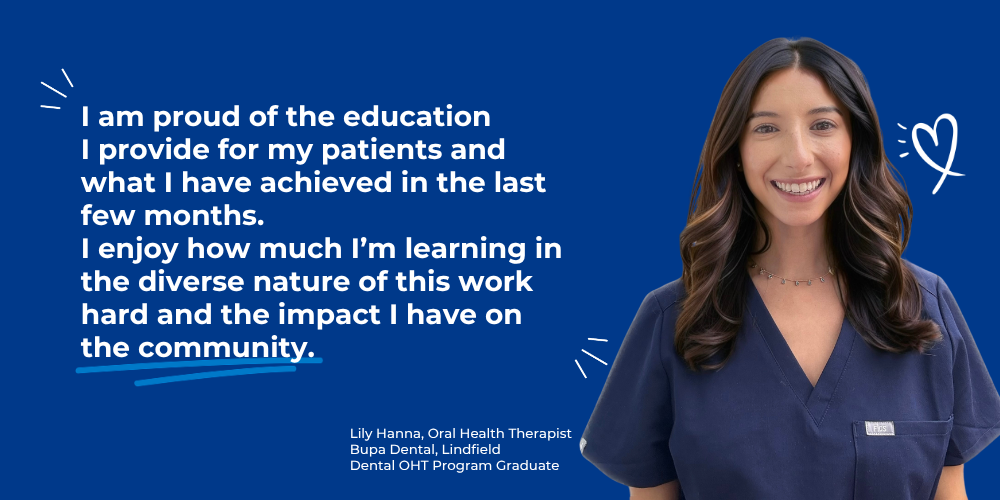 Oral health therapist reflects on growth and impact
