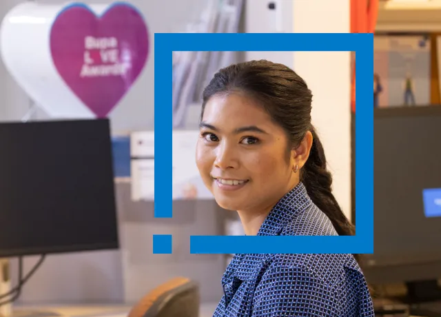 Employee Smiling