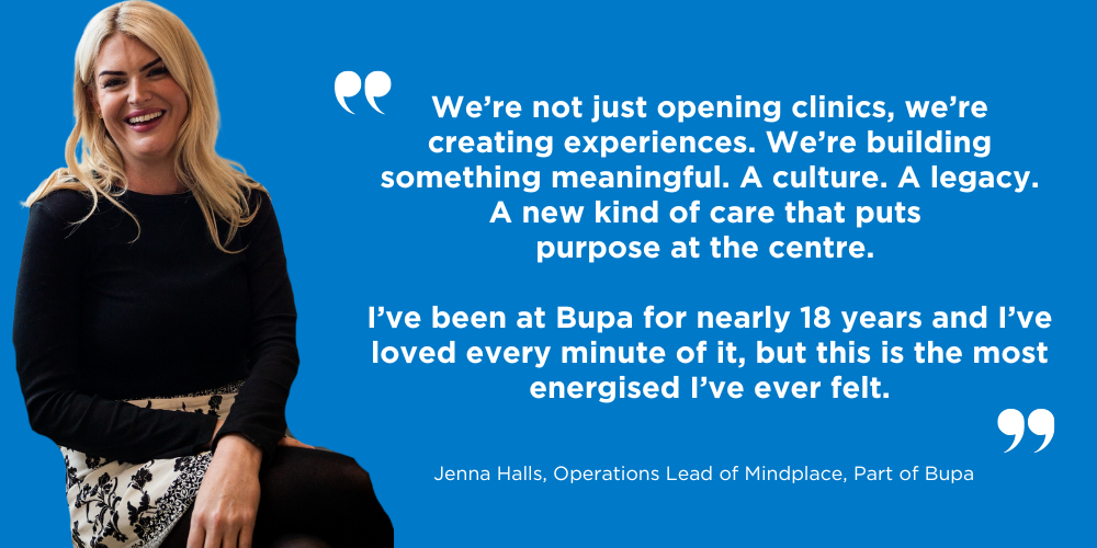 Employee quote about purpose and culture at Bupa