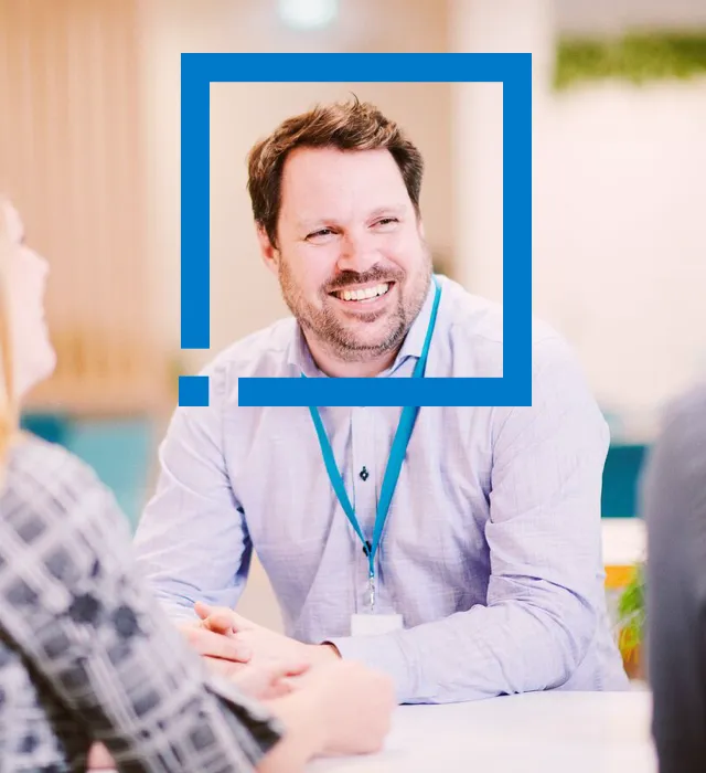 Employee Smiling