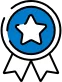 Achievement badge icon