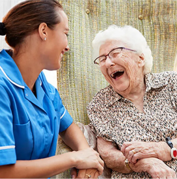 nurse discussion with patient