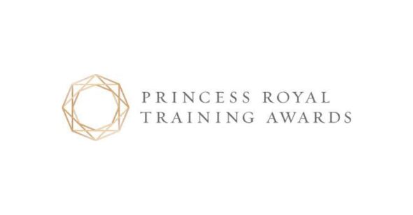Princess Royal Training Awards logo on white background.
