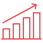 Line chart icon