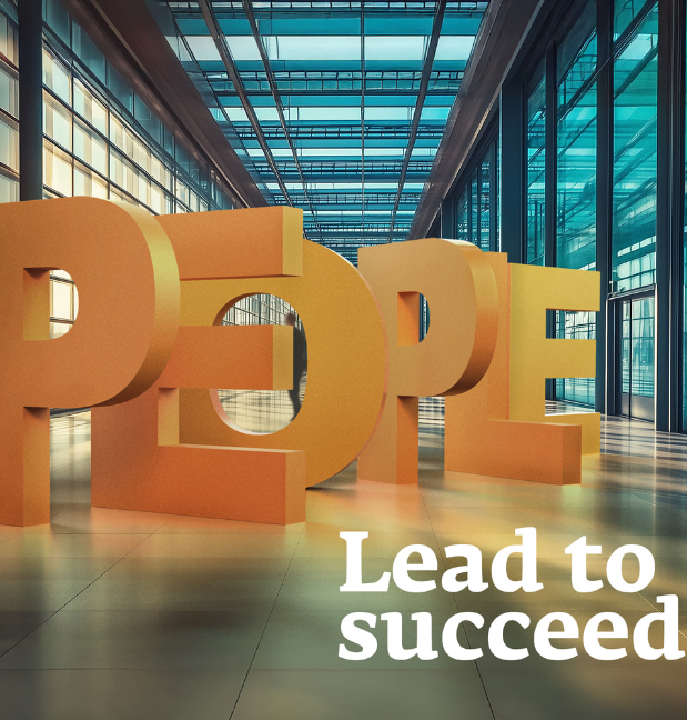 ERGO PEOPLE Lead to succeed Logo.