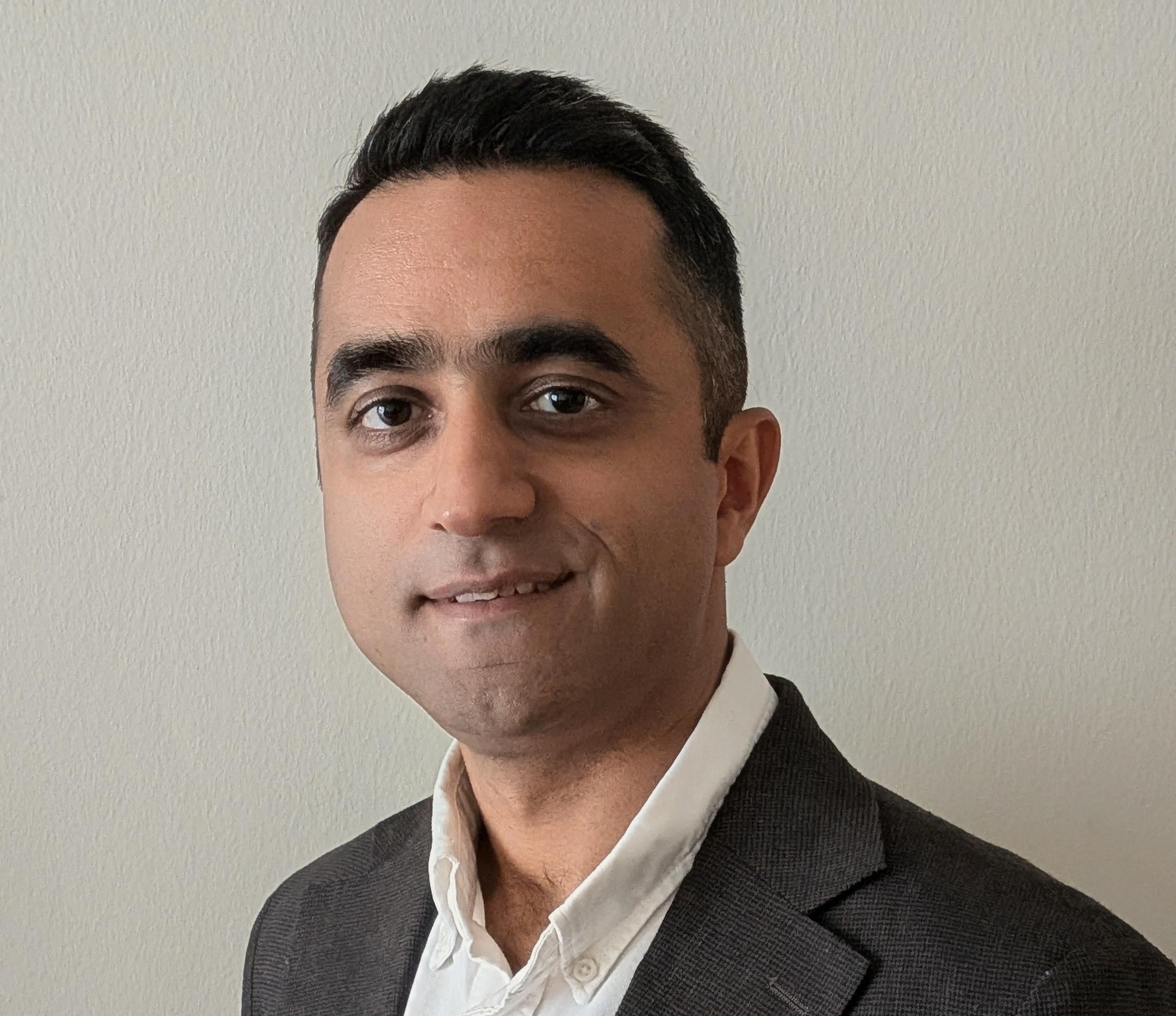 Man smiling into camera