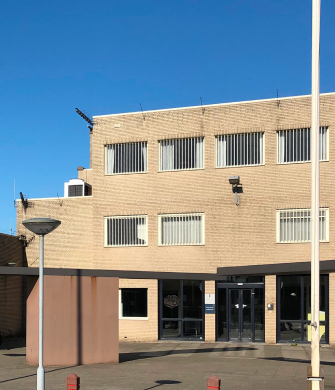 Ingang PI Leeuwarden