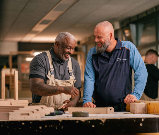 arbeidsbegeleider houtbewerking