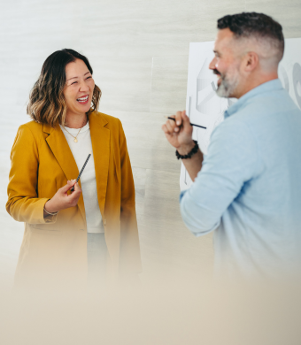 People working together in a professional office environment
