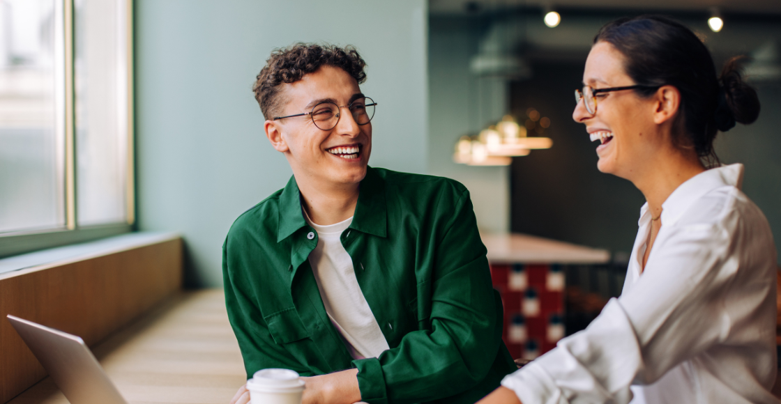 People working together in a professional office environment