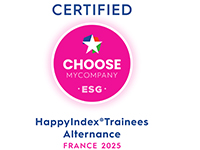 Certified Choose MyCompany ESG HappyIndex®Trainees Alternance France 2025