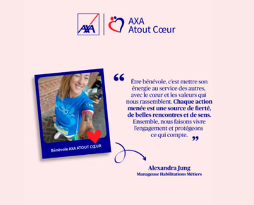 Portrait d’une bénévole AXA Atout Cœur et son témoignage