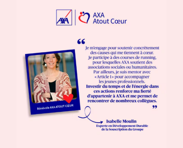 Portrait d’une bénévole AXA Atout Cœur et son témoignage