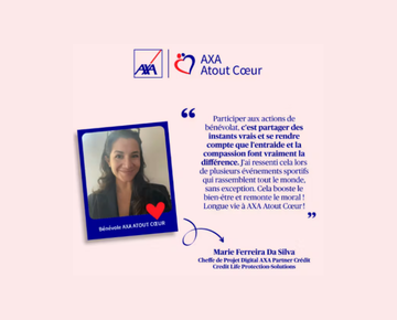 Portrait d’une bénévole AXA Atout Cœur et son témoignage