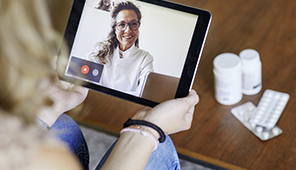 Consultation à distance avec un professionnel de santé