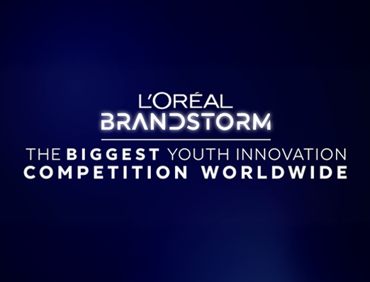 Bannière promotionnelle du concours L’Oréal Brandstorm.