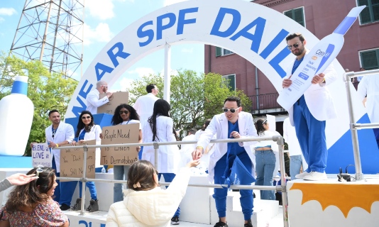 SPF Daily outdoor promotional event