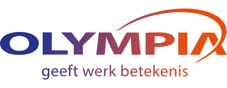 Olympia logo met slogan geeft werk betekenis